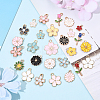 28 Styles Alloy Enamel Charms ENAM-YW0004-84-4