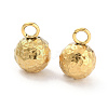 Ion Plating(IP) 304 Stainless Steel Charms X-STAS-O147-03B-G-2
