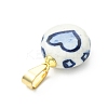 Handmade Porcelain Pendants PALLOY-JF05379-3