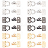 15Sets 3 Colors Alloy Hook and Eye Fasteners DIY-TA0012-27-2