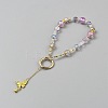 Glass & Acrylic Beaded Mobile Phone Straps AJEW-SZC0003-05A-2