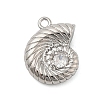 Brass Micro Pave Cubic Zirconia Pendants KK-I380-05P-1
