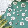 72 Pcs 12 Styles Tibetan Style Alloy Pendants PALLOY-SC0003-31AS-4