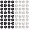 100Pcs 2 Colors Pave Disco Ball Beads RB-TA0001-28-2