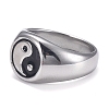304 Stainless Steel Finger Rings STAS-H101-01P-10-1