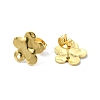 304 Stainless Steel Stud Earring Findings LS-STAS-L024-003G-03-2