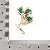 Brass Glass Pendants KK-B100-041G-08-3