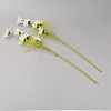 Silk Flower with Plastic Artificial Flower AJEW-WH0183-33-1