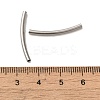 Non-Tarnish 304 Stainless Steel Tube Beads STAS-C091-02B-P-3