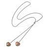 304 Stainless Steel Box Chain Lariat Necklaces NJEW-JN05889-4