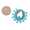 Glass Seed Beads Big Pendants PALLOY-MZ00410-02-2