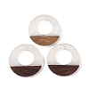 Resin & Wood Pendants WOOD-F015-14C-1