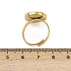 Golden 304 Stainless Steel Finger Rings RJEW-H254-08B-G-5