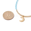 Star & Moon Pendant Necklaces Set for Teen Girl Women NJEW-JN03738-04-8