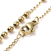 202 Stainless Steel Rosary Bead Necklaces LS-NJEW-D060-01A-G-4