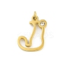 304 Stainless Steel Pendants STAS-R137-01G-J-1