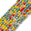 Glass Beads Strands EGLA-A034-M4mm-44-2