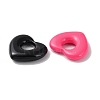 Spray Painted Alloy European Beads X-PALLOY-M215-02-3