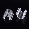 Transparent AS Plastic Base Buckle Hair Findings FIND-T064-004B-01A-3