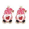 Alloy Enamel Pendants ENAM-T022-01D-1