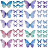 100Pcs 10 Colors Gradient Color 2-Layer Fibre Tulle Ornament Accessories FIND-SC0005-81-1