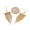 Rhinestone Chains Tassel Earrings EJEW-JE05474-3