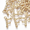 Brass Pendants KK-S348-331F-1