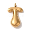 Ion Plating(IP) 304 Stainless Steel Pendants STAS-M017-08G-21-1