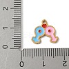 304 Stainless Steel Enamel Charms STAS-P388-19J-G-3