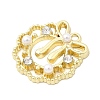 Alloy Rhinestone Pendants FIND-K028-02G-2