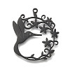 Ion Plating(IP) 304 Stainless Steel Pendants STAS-S149-07B-1