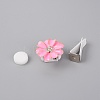 Zinc Alloy with Rhinestones Car Perfume Decoration Set DIY-TAC0011-03C-1