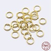 925 Sterling Silver Soldered Closed Jump Rings STER-F036-03G-0.7x4-3
