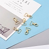 Zinc Alloy Swivel Lobster Claw Clasps PALLOY-YW0001-02G-7
