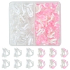 40Pcs 2 Colors Plastic Clip-on Earring Findings KY-FS0001-23-1