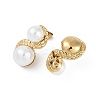 Ion Plating(IP) 304 Stainless Steel Swirl Stud Earrings EJEW-Z068-41G-2