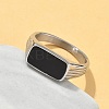 316L Stainless Steel Natural Gemstone Finger Rings for Women RJEW-U054-02C-02P-3