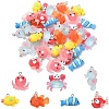 35Pcs 7 Styles Ocean Theme Resin Pendants RESI-YW0001-68-1