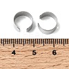 304 Stainless Steel Ear Cuff Findings STAS-G379-01P-3