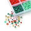 Christmas DIY Acrylic & CCB Plastic & Polymer Clay & Glass Beads Bracelets Jewelry Making Kits DIY-FS0006-22-3