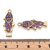 Alloy Enamel Pendants FIND-C037-16G-07-1-3