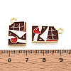 Valentine's Day Alloy Enamel Pendants ENAM-T023-20A-3