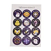 Halloween Theme Plastic Stickers STIC-C009-01I-1