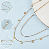2 Sets 2 Colors Iron Waist Body Chain AJEW-GF0011-04-5