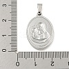 Non-Tarnish 304 Stainless Steel Pendants STAS-B071-02A-20P-3