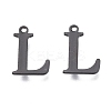 304 Stainless Steel Charms STAS-H112-L-EB-1
