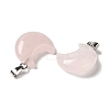 Natural Rose Quartz Pendants G-H035-01P-08-2
