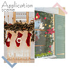 65Pcs 13 Styles Christmas Theme Wood Pendants WOOD-AR0001-40-7