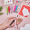 10Pcs 10 Colors ABS Plastic Nail Art Rhinestones Pickers Beadable Pens DIY-TA0014-97-6