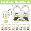 CRASPIRE 1 Set Wooden Closet Divider WOOD-CP0001-05-2